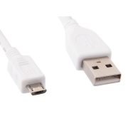 Kabel USB Micro AM-MBM5P 50cm biały
