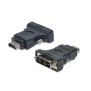 Adapter DVI-D SingleLink 1080p 60Hz FHD Typ DVI-D (18+1)/HDMI A M/Ż Czarny
