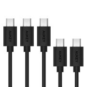 CB-D5 zestaw 5 szt. szybkich kabli Quick Charge micro USB-USB | 2x0.3m i 2x1m i 1x2m | 480 Mbps