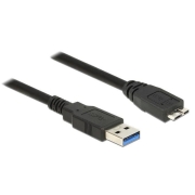 Kabel USB 3.0 0.5m micro AM-BM czarny