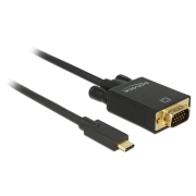 Kabel USB-C -> VGA M/M 1m Full HD