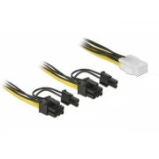 Kabel rozdzielacz zasilania PCI Express 6Pin/2x PCI Express   8PIN 15cm