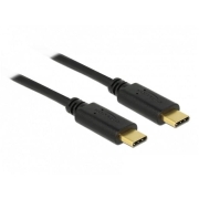 Kabel USB-C M/M 2.0 0.5m czarny E-Marker