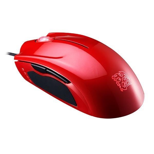 Tt eSPORTS Mysz dla graczy - Saphira Red 3500DPI Laser Rubber coating-26535496