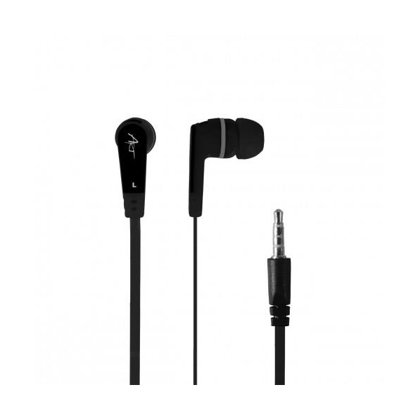 Słuchawki douszne z mikrofonem S2B czarne smartfon/Mp3/tablet