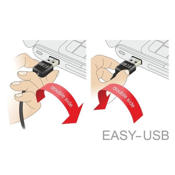 Kabel Micro USB AM-BM Dual Easy-USB 2m Biały-26557066