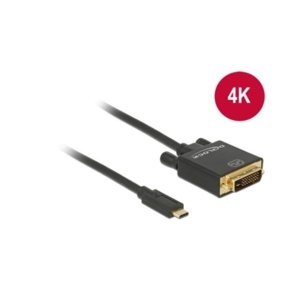 Kabel USB-C -> DVI (24+1) M/M 2m 4K