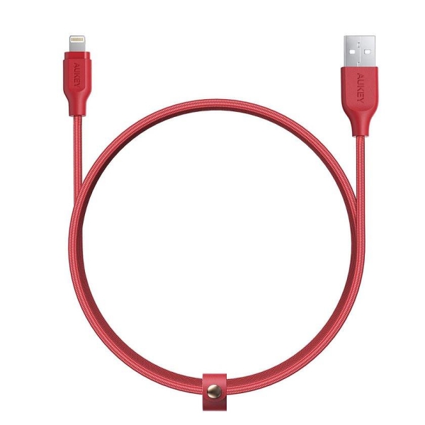 CB-AL2 Red nylonowy kabel Quick Charge Lightning-USB | 2m | certyfikat MFi Apple-26578314