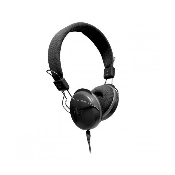 Słuchawki stereo AP-60MD z mikrofonem, czarne
