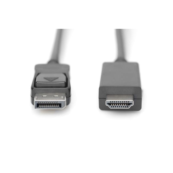Kabel adapter DIGITUS DisplayPort 1.2 4K 60Hz UHD Typ DP/HDMI A M/M czarny 2m-26593636