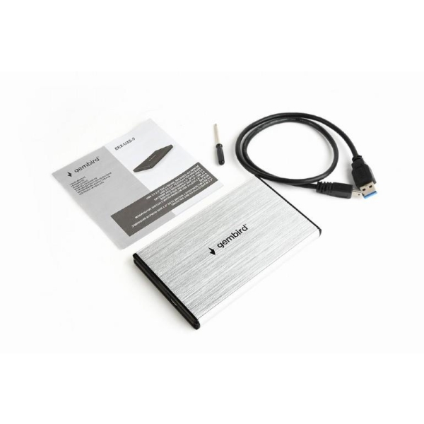 Obudowa dla dysków 2.5 USB3.0/aluminium/srebrna-26599075