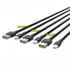 Kabel 3x GC Ray USB - Lightning 30/120/200 cm, LED-26677943