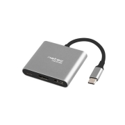Hub USB Natec Fowler Multi Port mini USB-C PD, USB 3.0, HDMI 4K
