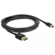 Kabel Displayport Mini - Displayport 2m M/M v1.4 8K czarny