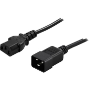 Przedłużacz kabla zasilającego IEC 320 C13-> C20 1.8M
