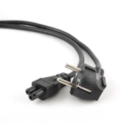 Kabel zasilający "koniczynka" IEC 320 C5 z certyfikatem VDE Gembird (1m)