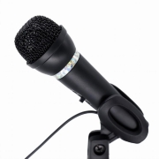 Mikrofon biurkowy Gembird MIC-D-04 z wyłącznikiem (czarny)