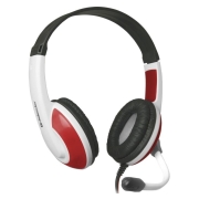 Słuchawki z mikrofonem Defender WARHEAD G-120 Gaming biało-czerwone + GRA
