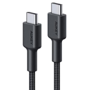 CB-CC1 OEM nylonowy kabel Quick Charge USB C - USB C | 1m | 5 Gbps | 3A | 60W PD | 20V