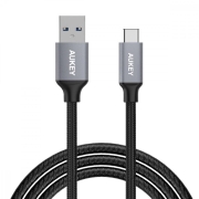 CB-CD2 OEM nylonowy kabel Quick Charge USB C-USB 3.0 | 1m | 5 Gbps | 3A | 60W PD | 20V