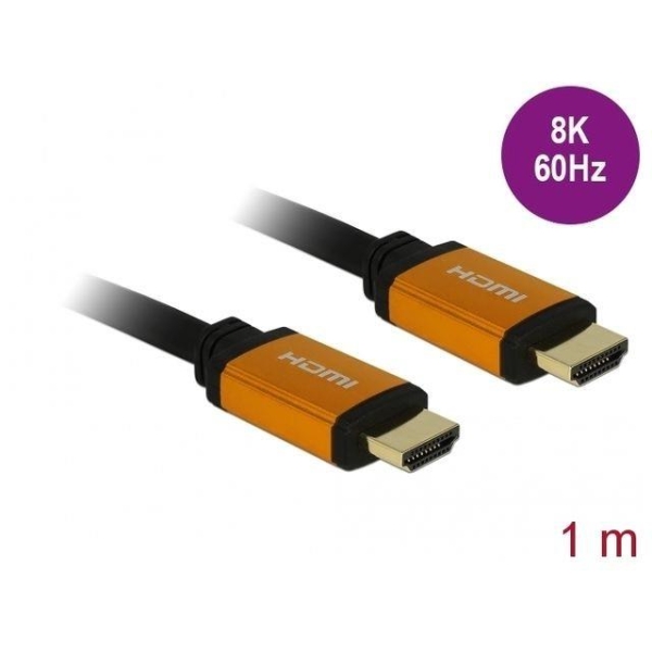 Kabel HDMI M/M v2.1 8K 60Hz czarny 1m-26607602