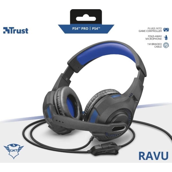 Słuchawki GXT307B RAVU dla PS4 niebieskie-26612634