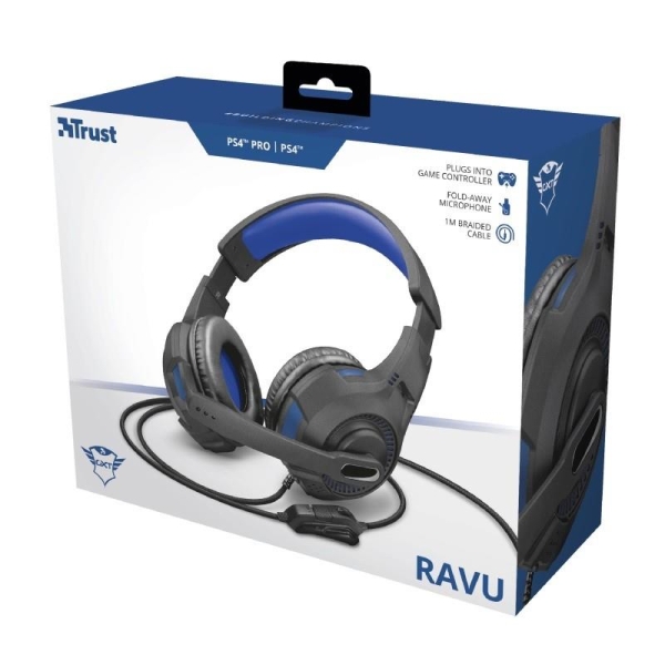 Słuchawki GXT307B RAVU dla PS4 niebieskie-26612635