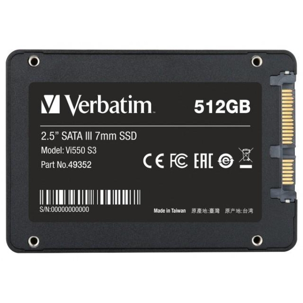 Dysk SSD wewnętrzny 512GB 2,5cala VI550 S3 Sata III czarny-26617745