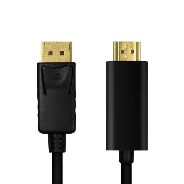 Kabel adapter LogiLink CV0126 DisplayPort 1.2 - HDMI 1.4, 1m-26624854