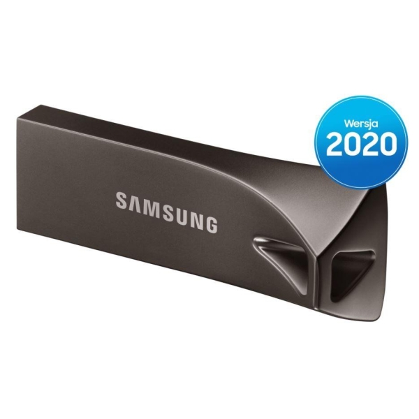 Pendrive Samsung BAR Plus 2020 128GB USB 3.1 Flash Drive 400 MB/s Titan Gray-26640184
