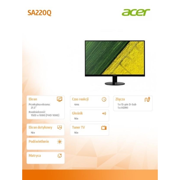 Monitor 21.5 cala SA220QAbi-26644995