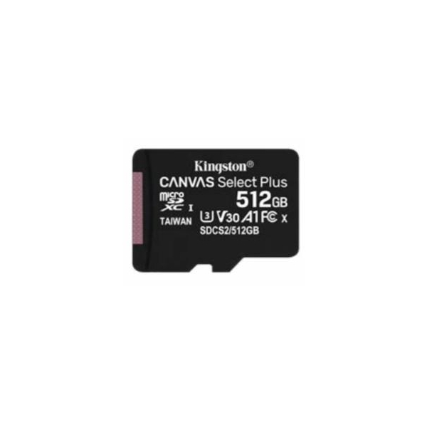 Karta pamięci Kingston microSD Canvas Select Plus 512GB Class 10 UHS-I U3 V30