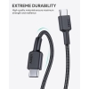 CB-CC03 OEM nylonowy kabel Quick Charge USB C - USB C | 0.3m | 5Gbps | 60W PD | 20V-26719488