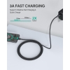 CB-CC03 OEM nylonowy kabel Quick Charge USB C - USB C | 0.3m | 5Gbps | 60W PD | 20V-26719492