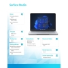 Surface Laptop Studio Win10Pro i7-11370H/32GB/2TB/RTXA2000 4GB/14.4 cala Commercial Platinum AIK-0034-26721238