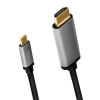 Kabel USB-C do HDMI, 4K 60Hz aluminiowy 1.8m-26725017