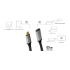 Kabel USB-C M/F,4K/60Hz aluminiowy 0.5m-26725112