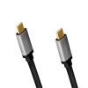 Kabel USB-C M/M, 4K/60 Hz, PD aluminiowy 1m-26725121