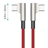 CB-CMD37 Red OEM nylonowy kabel USB C - USB C | 1m | 3A | 60W PD | 20V-26771733