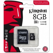 Karta pamięci Kingston Industrial microSD 8GB Class 10 UHS-I U3 + adapter