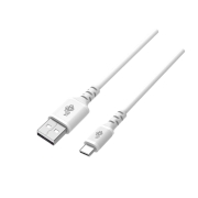Kabel USB-USB C 2m silikonowy biały Quick Charge