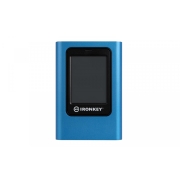 Dysk zewnętrzny SSD Kingston IronKey Vault Privacy 80 1,92TB USB 3.0 Type-C (250/250 MB/s) niebiesko-czarny