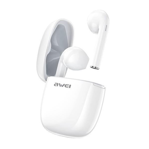 Słuchawki Bluetooth T28 TWS+stacja dokująca Białe-26702687
