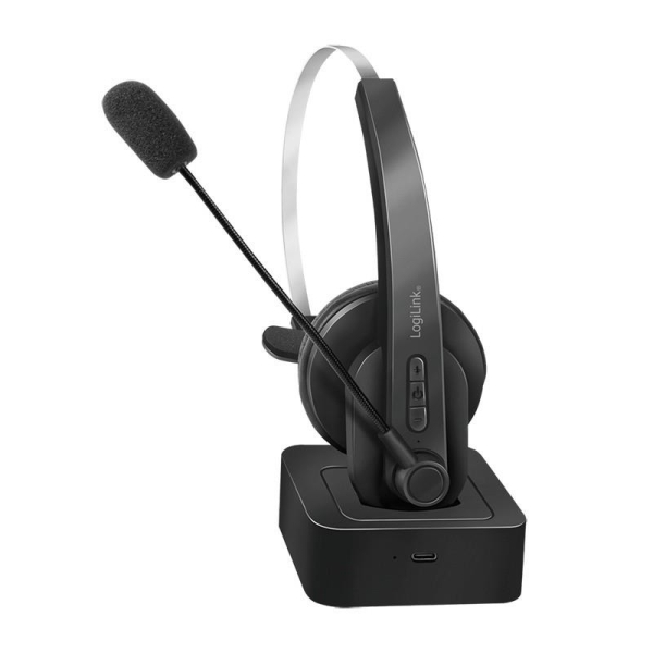 Słuchawka Bluetooth z mikrofonem, stacja ładowania-26722469