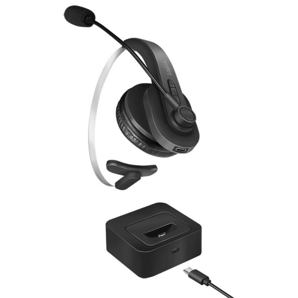 Słuchawka Bluetooth z mikrofonem, stacja ładowania-26722470