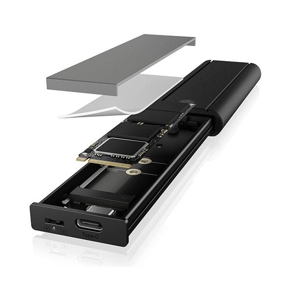 Obudowa dysku SSD IB-1807MT-C31 M.2 NVMe, USB 3.2(Gen2) Type-C, Aluminium-26742874