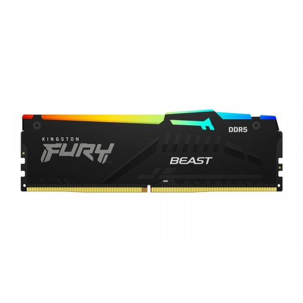 Pamięć DDR5 Kingston Fury Beast RGB 32GB (2x16GB) 6000MHz CL40 1,35V Black-26742982