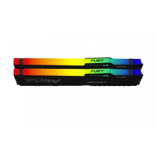 Pamięć DDR5 Kingston Fury Beast RGB 32GB (2x16GB) 6000MHz CL40 1,35V Black-26742984
