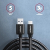 BUCM3-AM10AB Kabel USB-C - USB-A 3.2 Gen 1, 1m, 3A, ALU, oplot, Czarny-26806441
