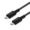 Kabel 2 x USB-C 15W Maclean MCE493 wspierający QC 3.0 przesył danych 3A czarny dł. 1m-26830432